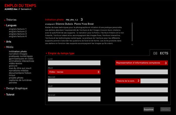 a webmail designed for fine arts school of cambrai
