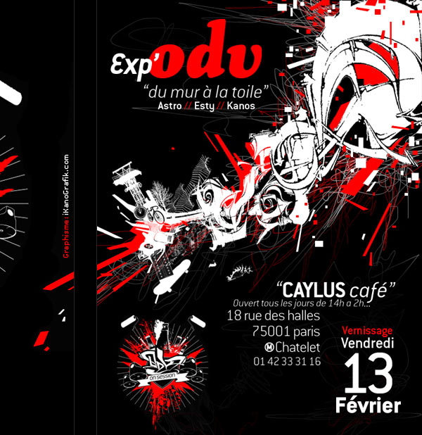 graphic design about EXPODV 2008 exhibition
