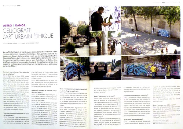 CELLOGRAFF IN GRAFFITIART MAGAZINE