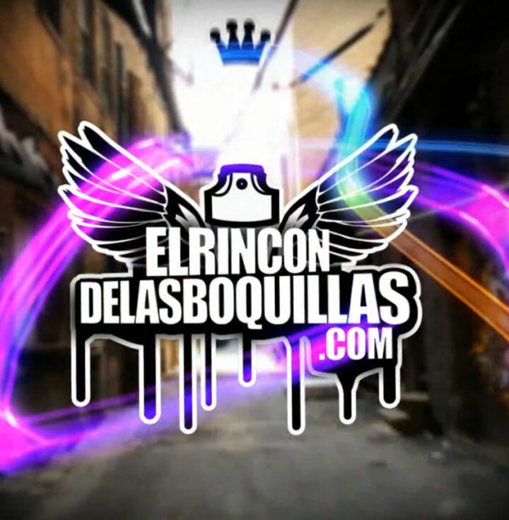 logo animated by alex kanos in a los angeles street to El Rincon de las Bocquillas website, street graffiti