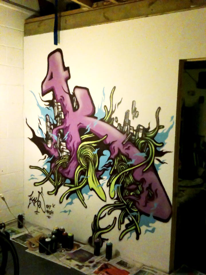 a graff indoor in london