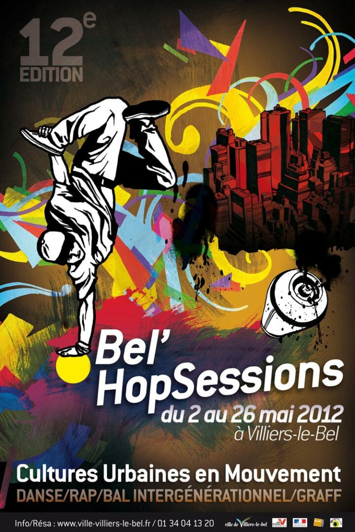 BEL'HOPSESSIONS IN VILLIERS-LE-BEL a poster made by alex kanos