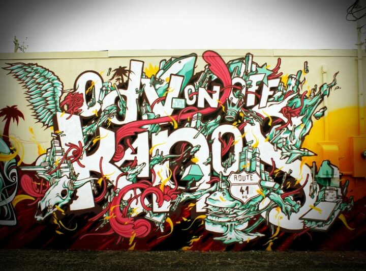 a mural painted by alex kanos in sarasota florida in 2012