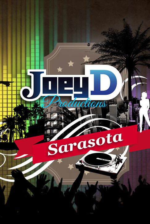 a logo designed by alex kanos for joeyD a dj from sarasota florida