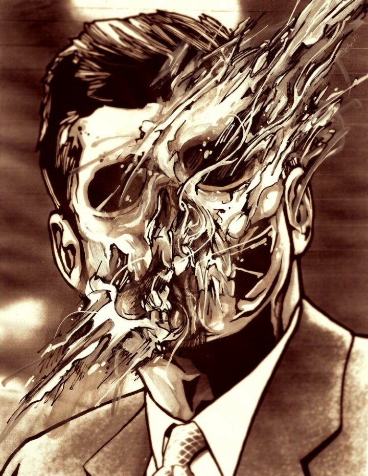 kennedy with a skule face history of usa through assassinations