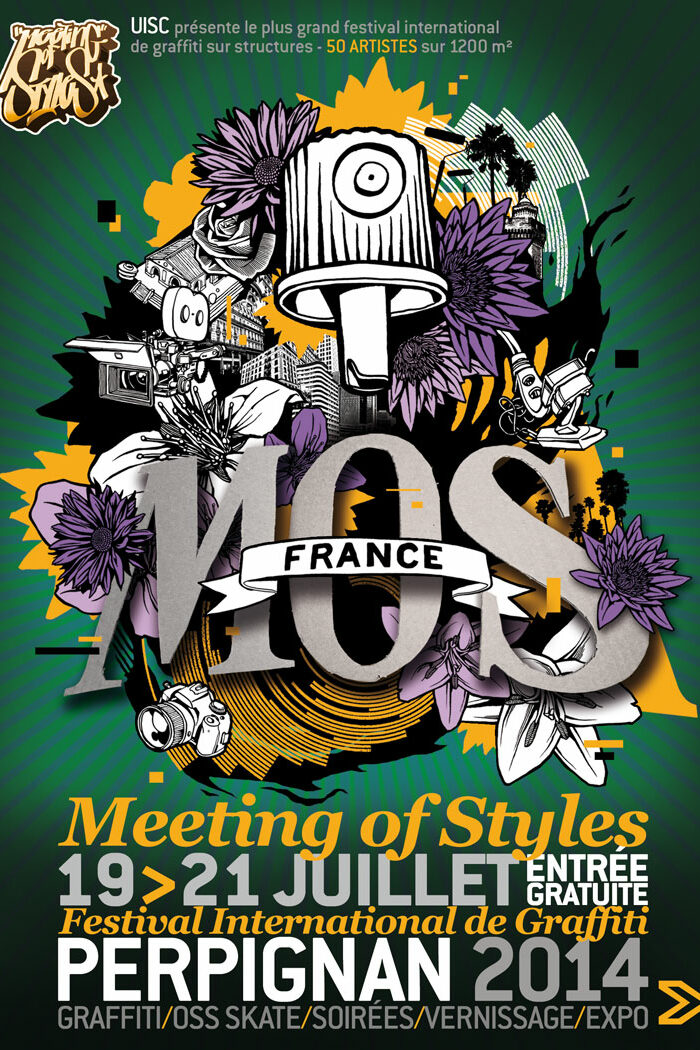 a Poster made by Alex Kanos for Meeting of Styles France 2014 a poster made by alex kanos for meeting of styles france 2014