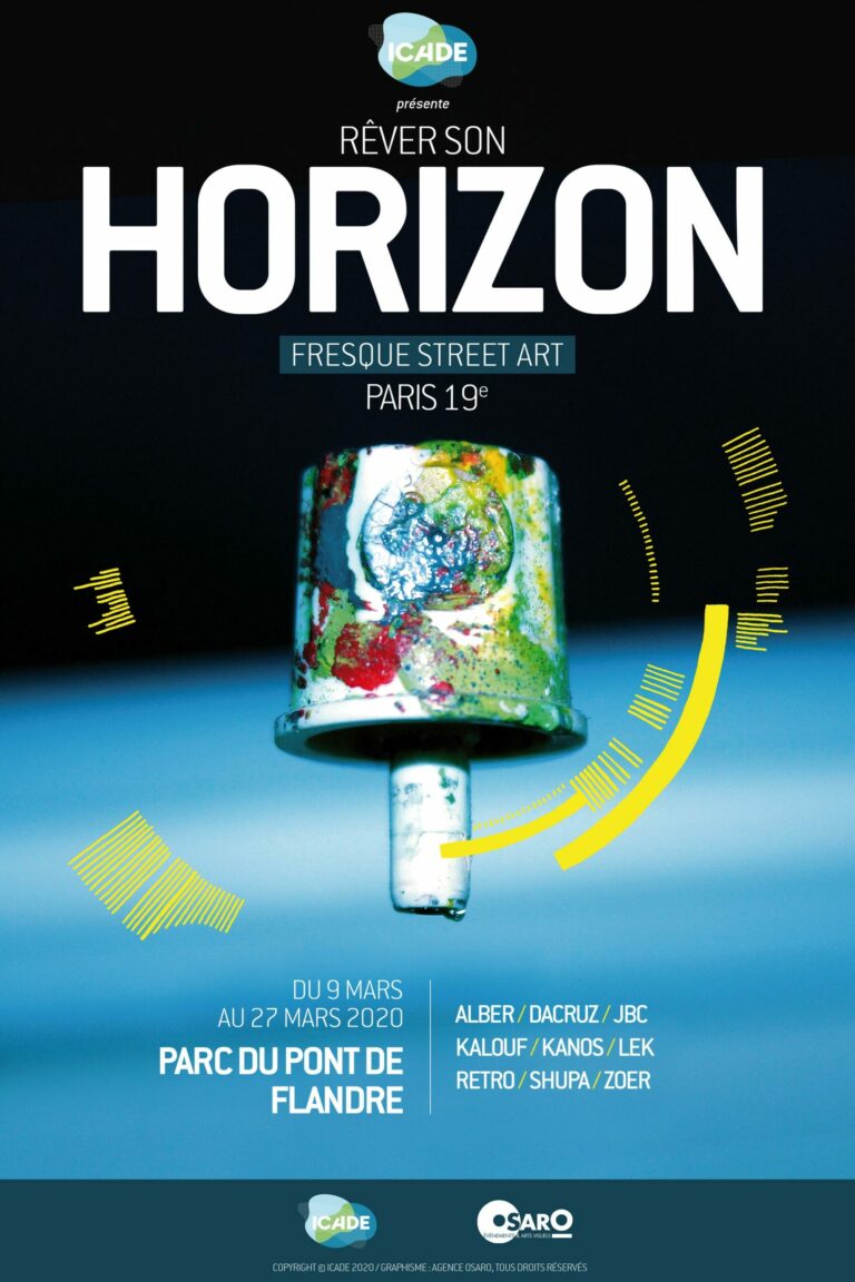 Graphic Design made by Alex Kanos for Icade Paris (1) Graphic Design made by Alex Kanos for Icade Paris with a spray can