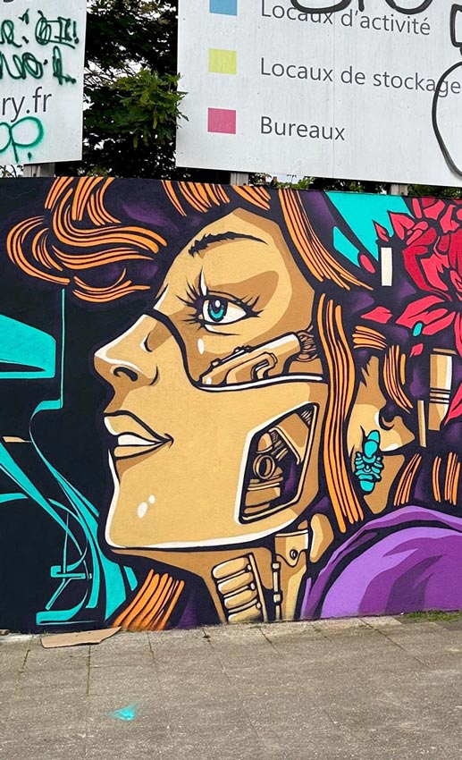 Street Art Mural with esty odv
