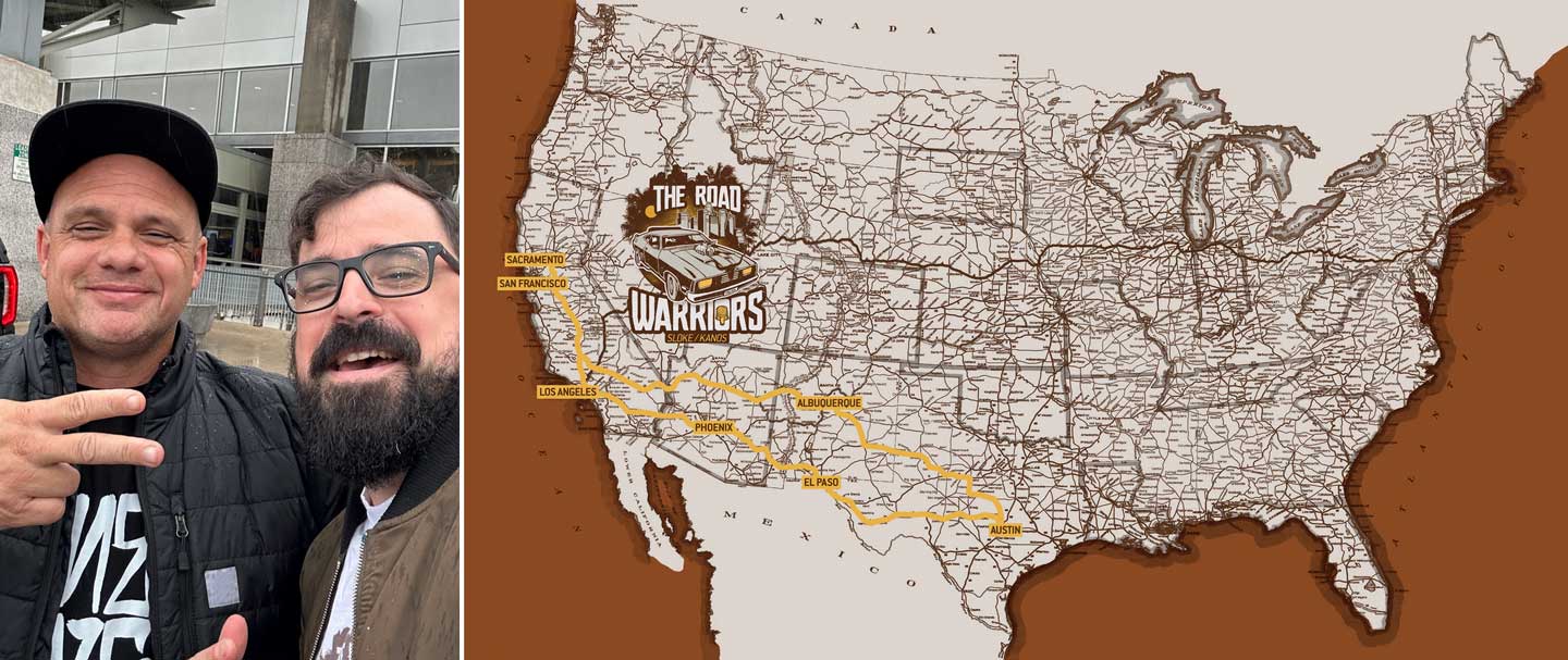 map of the road warriors step Albuquerque map of the road warriors
