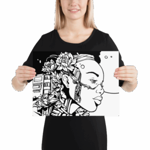 Walls 10 MINERVA B&W Print