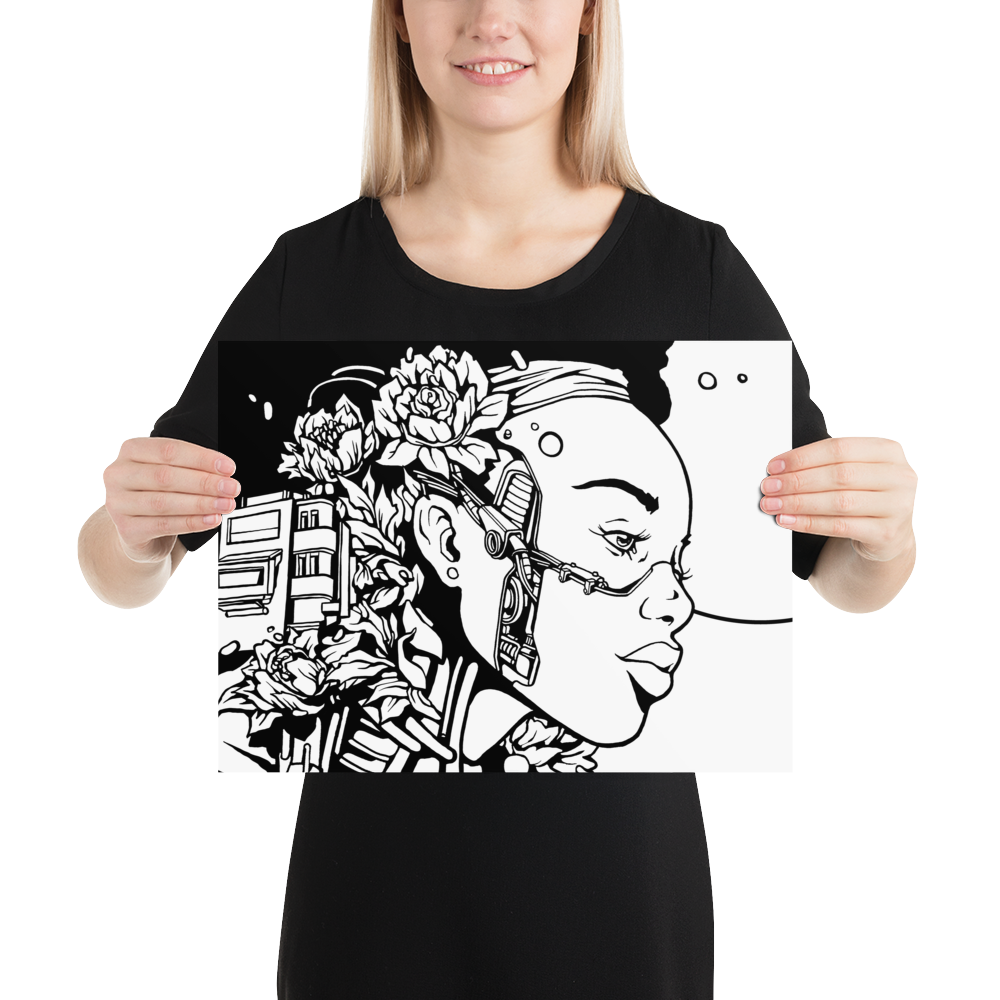 MINERVA B&W Print