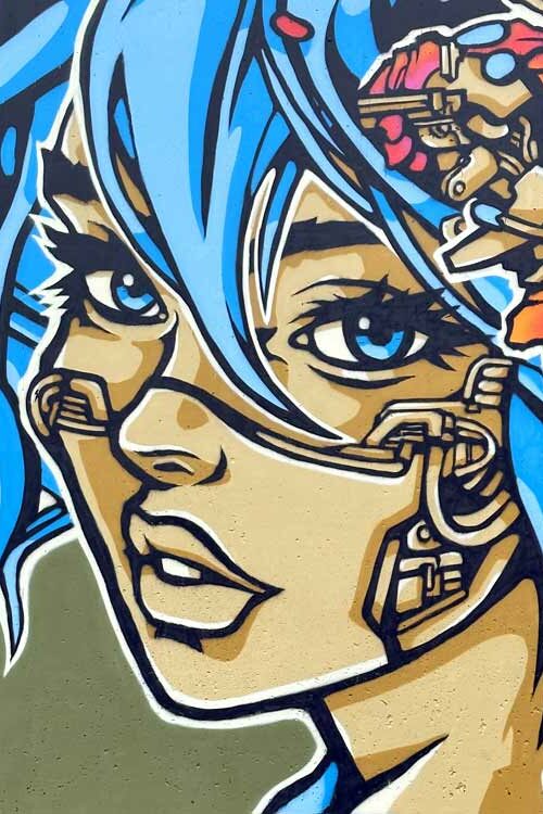 street-art-vejle-denmark-alex-kanos (1) Street art mural by Alex Kanos in Vejle Denmark